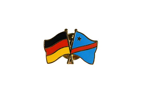Flaggenfritze® Freundschaftspin Deutschland - Demokratische Republik Kongo von Flaggenfritze