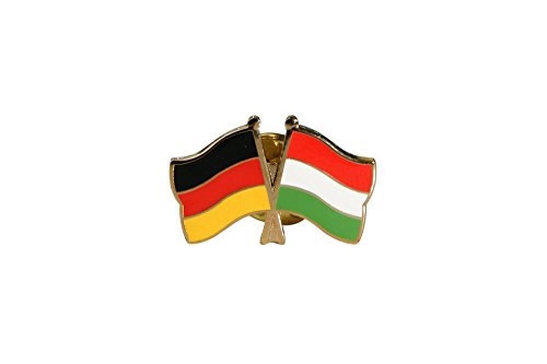 Flaggenfritze® Freundschaftspin Deutschland - Ungarn von Flaggenfritze