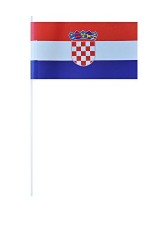 Flaggenfritze® Papierfahnen Kroatien von Flaggenfritze