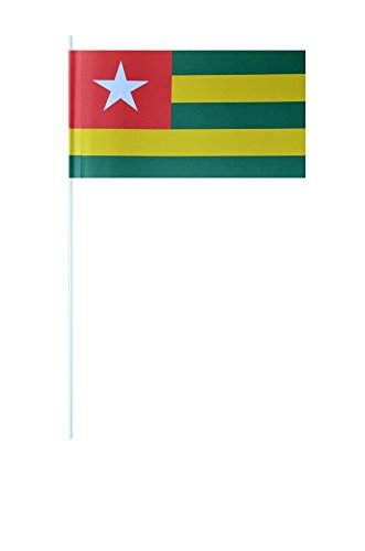 Flaggenfritze® Papierfahnen Togo von Flaggenfritze