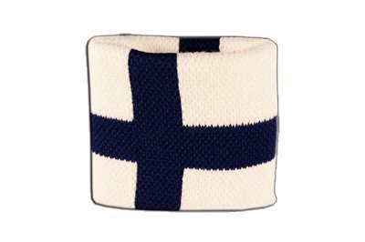 Flaggenfritze® Schweissband Flagge Finnland von Flaggenfritze