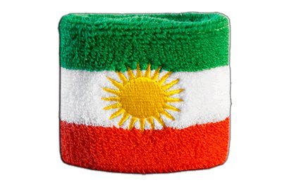 Flaggenfritze® Schweissband Kurdistan, 2er Set von Flaggenfritze
