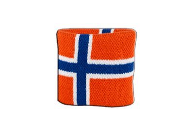 Flaggenfritze® Schweissband Norwegen, 2er Set von Flaggenfritze