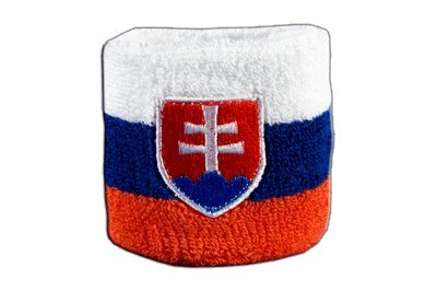 Flaggenfritze® Schweißband Slowakei von Flaggenfritze
