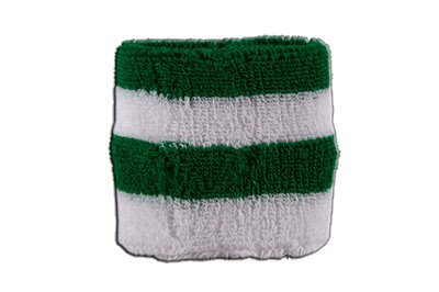 Flaggenfritze® Schweissband Streifen grün weiß von Flaggenfritze