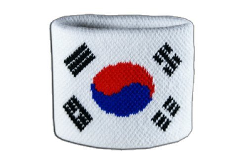 Flaggenfritze® Schweißband Südkorea von Flaggenfritze