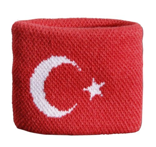 Flaggenfritze® Schweissband Türkei, 2er Set von Flaggenfritze