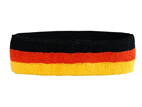 Flaggenfritze® Stirnband mit Deutschland Flagge von Flaggenfritze