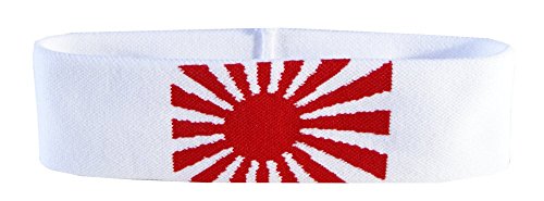Flaggenfritze® Stirnband mit Japan Kriegsflagge von Flaggenfritze