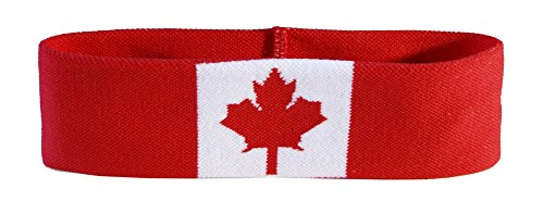 Flaggenfritze® Stirnband mit Kanada Flagge von Flaggenfritze