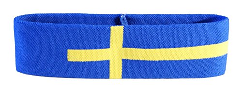 Flaggenfritze® Stirnband mit Schweden Flagge von Flaggenfritze