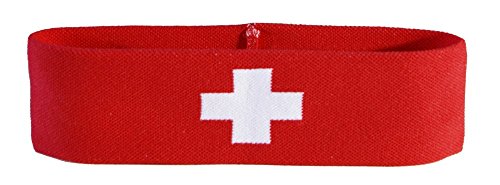 Flaggenfritze® Stirnband mit Schweiz Flagge von Flaggenfritze