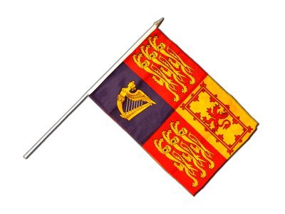 Flaggenfritze® Stockflagge Großbritannien Royal - 30 x 45 cm von Flaggenfritze