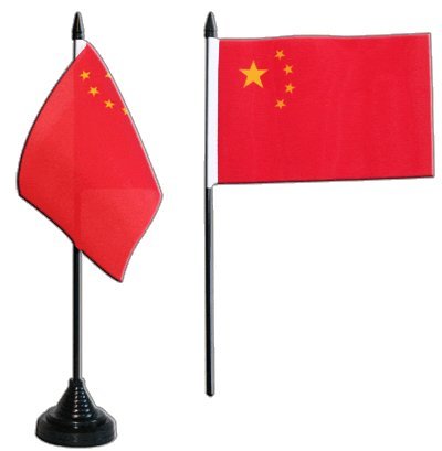 Flaggenfritze® Tischflagge China 10x15 cm von Flaggenfritze