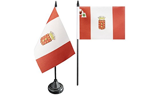Flaggenfritze® Tischflagge Spanien La Gomera - 10 x 15 cm von Flaggenfritze