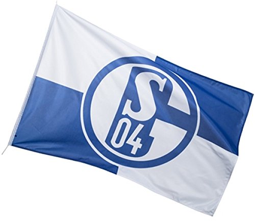 Flaggenfritze Hissflagge FC Schalke 04 Karo - 150 x 250 cm + gratis Aufkleber von Flaggenfritze