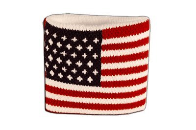 Flaggenfritze Schweißband Motiv Fahne/Flagge USA + gratis Aufkleber von Flaggenfritze