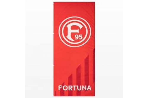 Hissflagge Fortuna Düsseldorf Streifen - 100 x 300 cm + gratis Aufkleber von Flaggenfritze