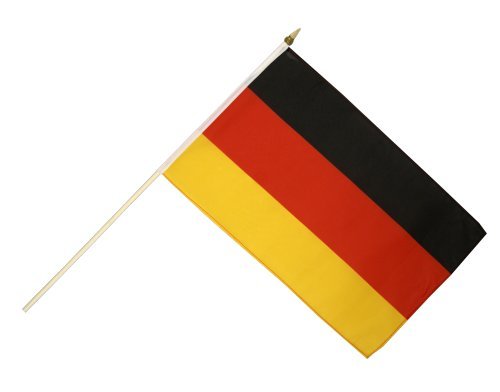 Stockflagge Deutschland 30*45 cm Fahne Flagge von Flaggenfritze