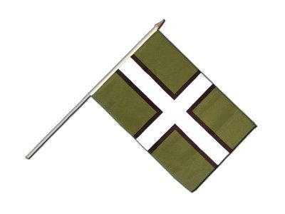 Stockflagge Großbritannien Devon - 30 x 45 cm von Flaggenfritze