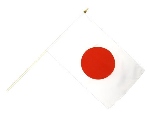 Flaggenfritze Stockflagge Japan - 30 x 45 cm von Flaggenfritze