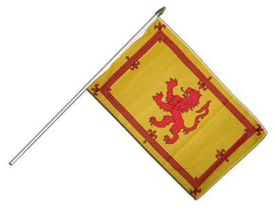 Flaggenfritze Stockflagge Schottland Royal - 30 x 45 cm von Flaggenfritze