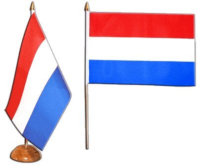 Flaggenfritze Tischflagge Tischfahne Niederlande - 15 x 22 cm von Flaggenfritze