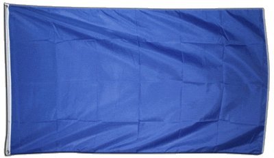 XXL Flagge Fahne Einfarbig Blau 150 x 250 cm von Flaggenfritze