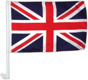 Autofahne Autoflagge Großbritannien - Union Jack 30 x 45 cm von Flags4You