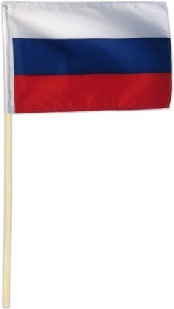 Fahne Flagge Russland 30 x 45 cm mit Stab von Flags4You
