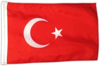 Fahne Flagge Türkei 30 x 45 cm von Flags4You