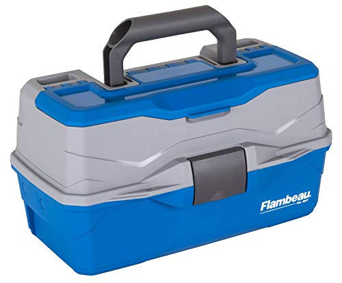 Flambeau Classic Angelbox mit 2 Fächern, blau, 2-Tray von Flambeau