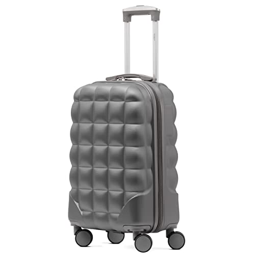 Flight Knight Bubble Suitcase - Ryanair easyJet Jet2 Approved - 8 Wheel Carry Cabin Hardcase 55x35x20cm von Flight Knight