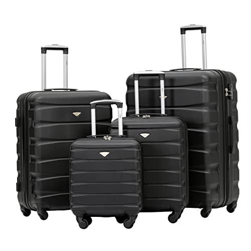 Flight Knight Koffer Leichter 4-Rad-ABS-Hartschalenkoffer Handgepack Zugelassen Fur Uber 100 Fluggesellschaften British Airways, Ryanair & EasyJet Zugelassenes Kostenloses Handgepack von Flight Knight