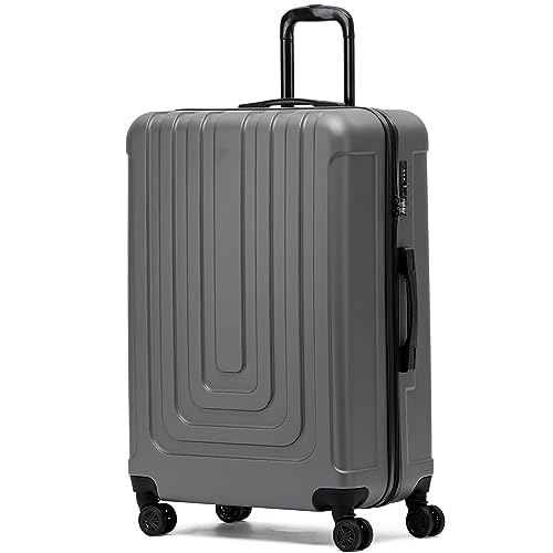 Flight Knight Premium Lightweight Suitcase - TSA-Schloss - 8 Spinner-Rader - ABS-Hartschale Check In Gepack - Sehr Langlebig - Genehmigt Fur Uber 100 Fluggesellschaften von Flight Knight
