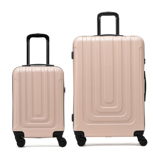 Flight Knight Premium Lightweight Suitcase - TSA-Schloss Mit USB-Anschluss - 8 Spinner-Rader - ABS-Hartschale Check In Gepack - Sehr Langlebig - Genehmigt Fur Uber 100 Fluggesellschaften von Flight Knight