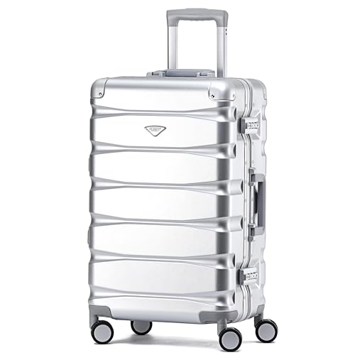 Flight Knight Premium Travel Suitcase - 8 Spinner Wheels - Built-in TSA Lock Lightweight Aluminium Frame, ABS Hard Shell Carry on Check In Luggage Highly Durable - Approved for Over 100 Airlines von Flight Knight