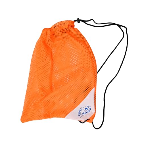 Flipper SwimSafe 1000 - Schwimm-Beutel in Orange, luft- und feuchtigkeitsdurchlässig, ca. 49 x 39 cm groß, ultraleichter Netz-Beutel zum Transport von Badesachen und Schwimmutensilien von Flipper SwimSafe