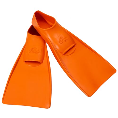 Flipper SwimSafe 1150 - Schwimmflossen für Kinder, in der Farbe Orange, Größe 34 – 35, aus Naturkautschuk, als Schwimmhilfe für unbeschwerten Schwimm- und Badespaß von Flipper SwimSafe