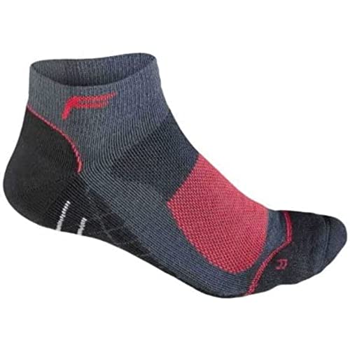 F-lite F-lite Feet Mountainbike Mid Merino Woman Socken, Anthracite/Red, 39-42 von Flite