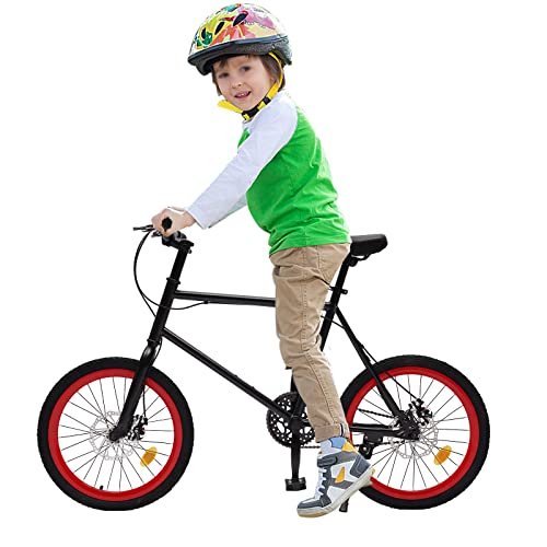 Fliuyr Freestyle Kinderfahrrad Jungen Mädchen Fahrrad 20 Zoll Kinder Fahrrad mit Getränkehalter & Glocke, Mädchenfahrrad für Städte, Parks, Gehwege von Fliuyr