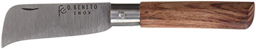 Flores Cortés Messer gebogener 90 mm Edelstahl von Flores Cortés