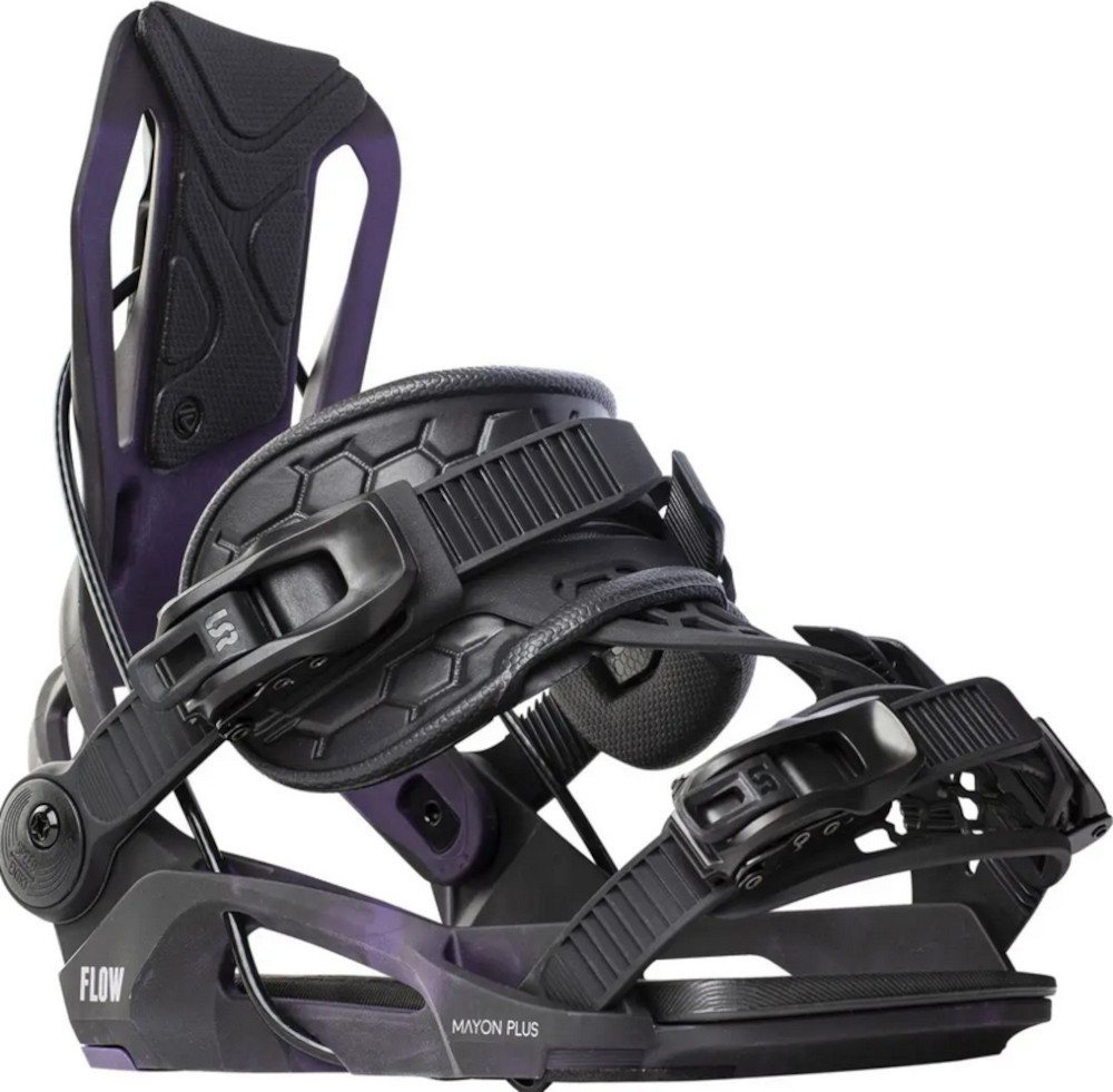 Flow Snowboardbindung FLOW MAYON PLUS HYBRID Bindung blackplum von Flow
