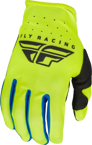 Fly Racing 2023 Erwachsene Lite Handschuhe (Warnschutz/Schwarz, Größe M) von Fly Racing