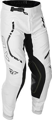 Fly Racing Evolution DST Flash L.E., Textilhose - Weiß/Silber/Schwarz - 30 von Fly Racing