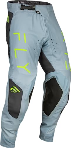 Fly Racing Evolution DST Herren-Hose, Grau/Anthrazit/Neongrün, Größe 30 von Fly Racing