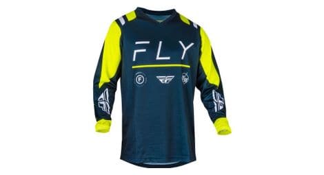 fly f 16 langarmtrikot navy  fluo gelb weis von Fly Racing