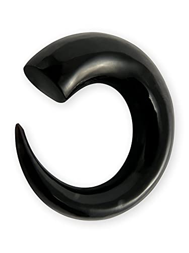 Fly Style Dehnschnecke aus Horn - Spirale Ohr-Expander, Grösse:12 mm von Fly Style