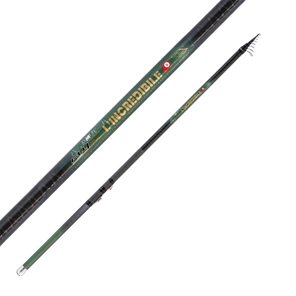 Fly Incredibile Bolognese Rod Silber 6.00 m / 80 g von Fly