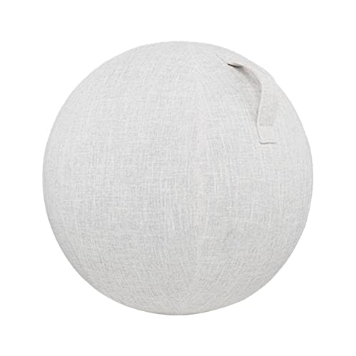Flytise 55 cm / 65 cm / 75 cm Baumwolle + Leinen Schutz Yoga Ball Abdeckung Übung Ball Schutz Haut Wrap Zubehör von Flytise